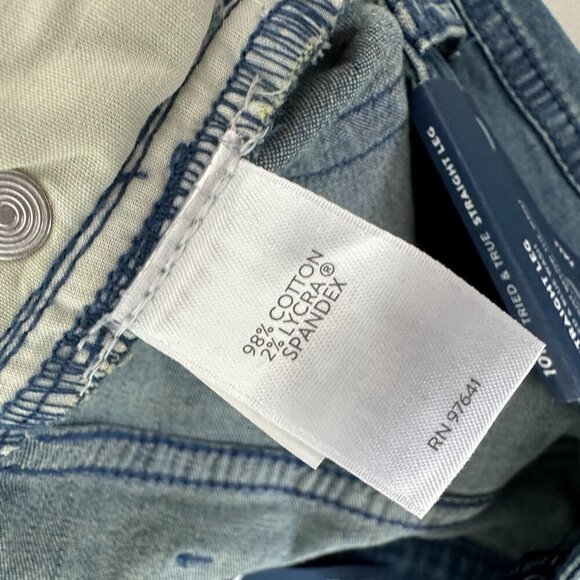 J Jill Tried And True Fit Jeans Size 10 Tall Straight Leg Stretch - Picture 3 of 11